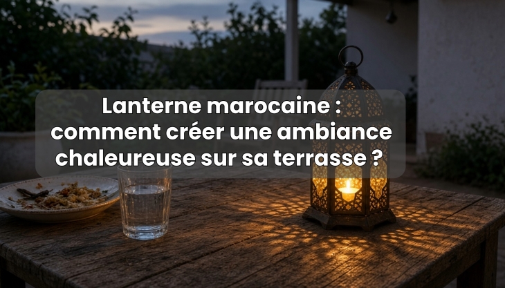Lanterne marocaine ext�rieur : comment cr�er une vraie ambiance chaude sur sa terrasse ?